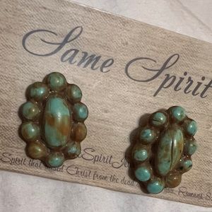 Clay Turquoise Earrings